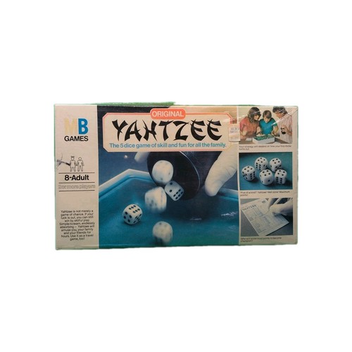 Yahtzee 1982 original dice - yahtzee,
