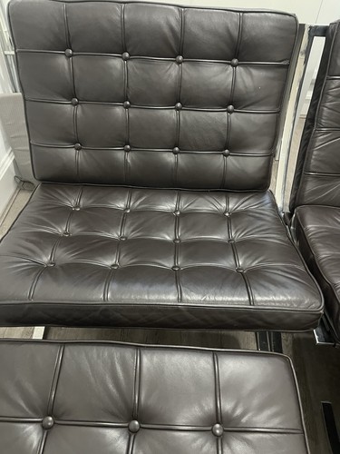 Pair barcelona chairs and - of,