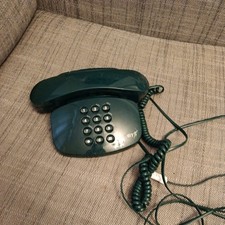 Vintage Phone - Teal Green