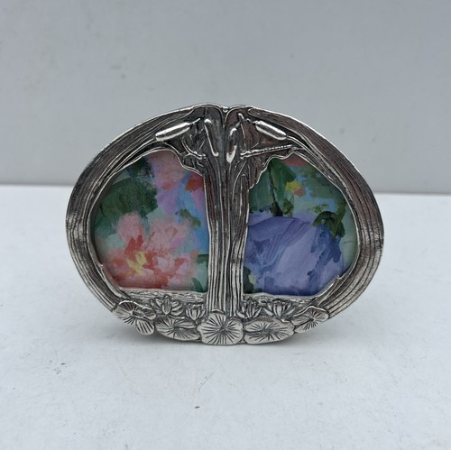 Silver scenes double art - silver,