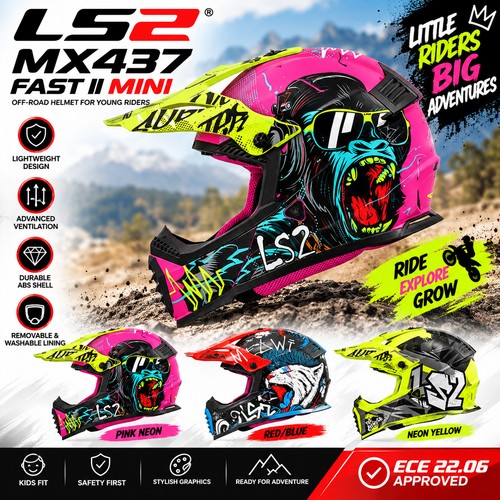 Ls2 kids motocross - kids, helmet
