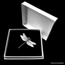 Dragonfly Insect Silver Pewter