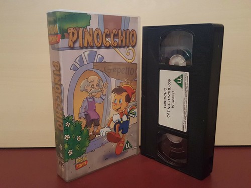 Pinocchio animated pal vhs - animated,