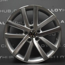 GENUINE VOLKSWAGEN GOLF MK5 MK6 VANCOUVER 18" INCH POLISHED ALLOY WHEELS X4