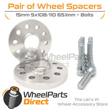 Wheel Spacers (2) & Bolts 15mm