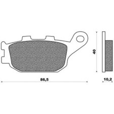 BRAKE PADS ONE REF FD0172 FOR