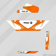 RK EUROPEAN STYLE DD2 RADIATOR STICKER KIT - ROTAX - KARTING