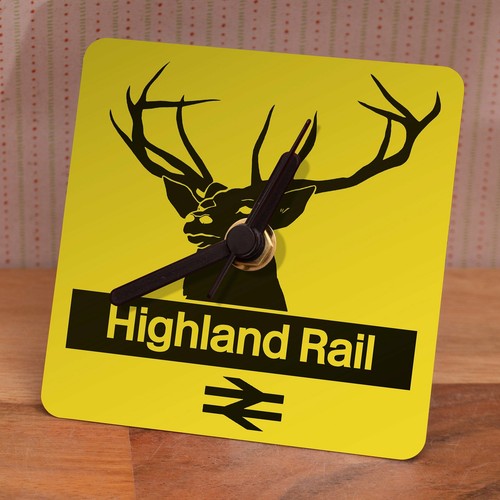 Highland stag rail sign - rail,