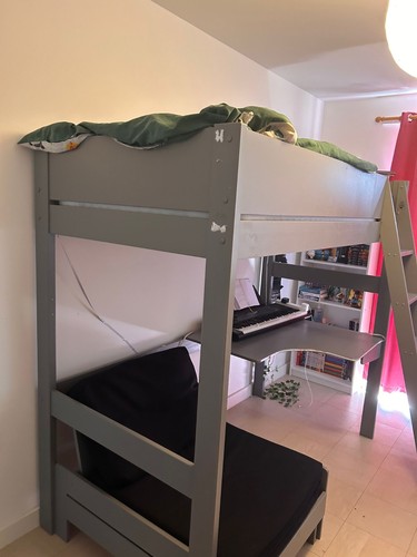 Bunk beds with mattresses - bunk,