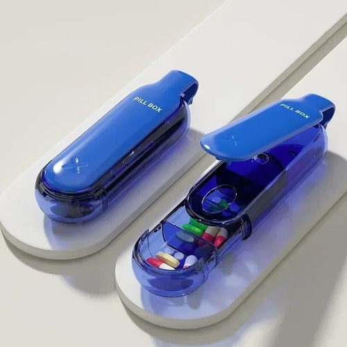 Portable pill box - pill, daily