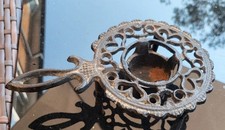 Vintage Cast Iron Candle