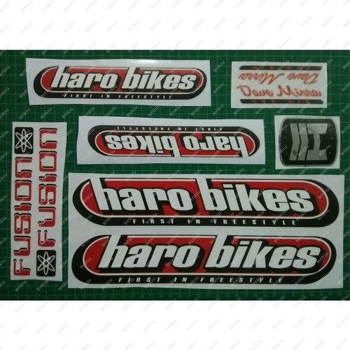 Red dave mirra haro - red,