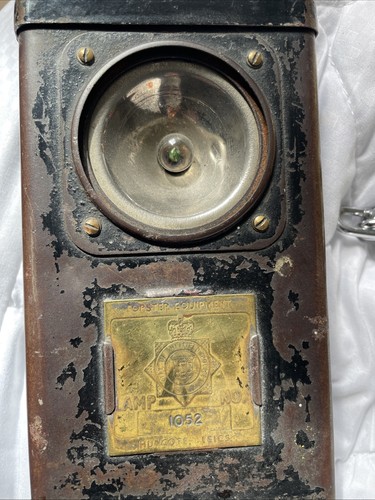 Old 1960 police - police, lamp
