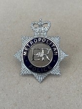 Obsolete Met Enamel Cap Badge