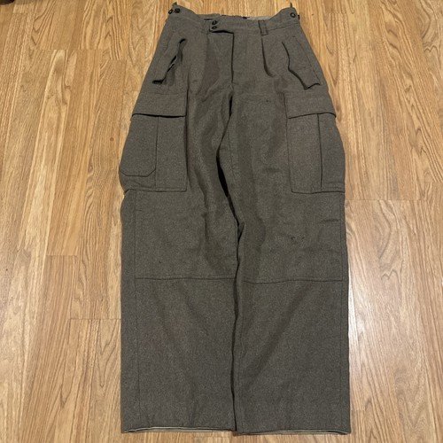 Vintage wool cargo pants - vintage,