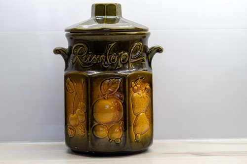 Vintage rumtopf german ceramic - rumtopf,