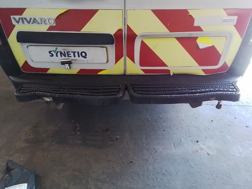 Rear bumper vauxhall vivaro - rear,