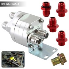 Universal AN10 AN8 Oil Filter Relocation Sndwich Plate Adapter 3/4*16 & M20*1.5 