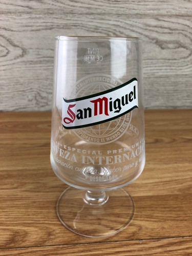 San miguel footed - miguel, glass