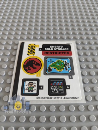 Lego jurassic world sticker - world,