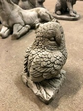 Owl on log beutiful Garden