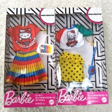 Barbie Sanrio Characters Fashion 2 Pieces Hello Kitty Hobby Toy Collection