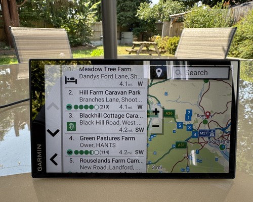 Satnav garmin campervan - campervan, with