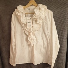 ZARA Ruffled Poplin