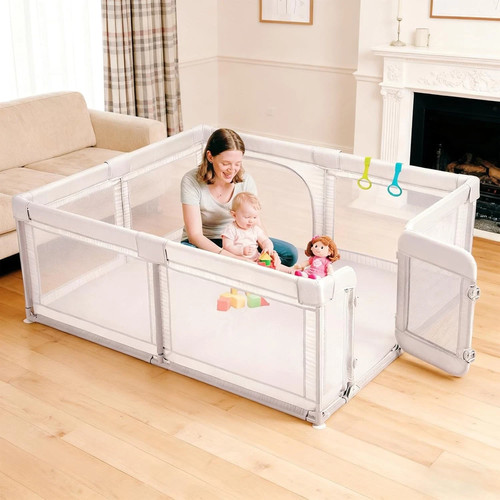 Baby playpen with adult - baby,