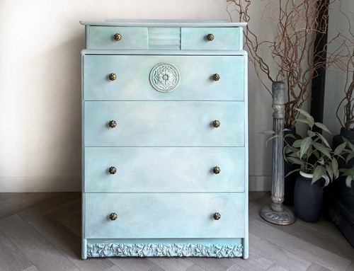 Vintage stag chest drawers - chest, of