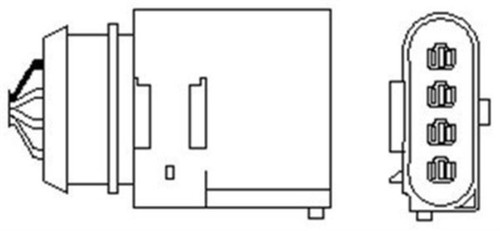 Lambda oxygen sensor fits seat - fits,