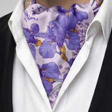 GENUINE SILK ASCOT CRAVAT |