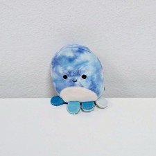 Mauricio The Octopus Squishville Squishmallow Plush Blue Tie Dye 2" Mini Tiny