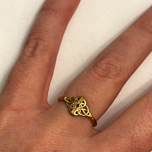 Gold plated sterling silver - gold,