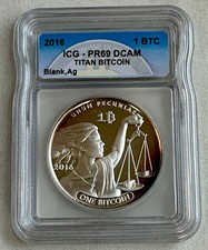 2016 Titan 1 Bit Coin 1oz