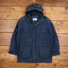 Vintage L.L.Bean Outdoor Jacket L Raglan Parka Blue