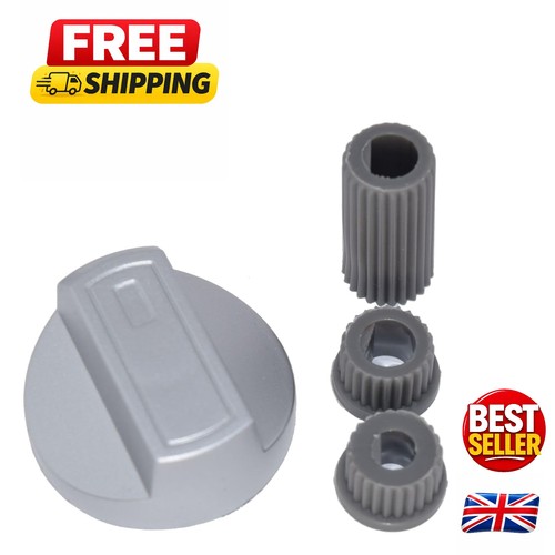 Silver oven dial - oven,