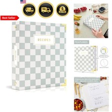 Recipe Book Binder Waterproof