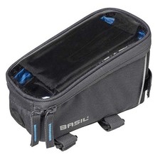 Basil Sport Design Frame Bag Graphite Grey/Blue 1-Litre