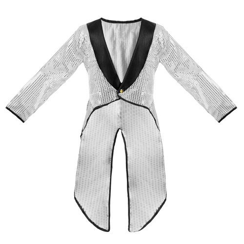 Silver sequin tailcoat - tailcoat, dance