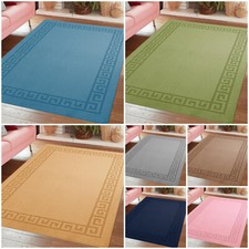 Large Washable Rugs Non Slip Kitchen Plain Bedroom Hall Floor Rug Mat Door Mats