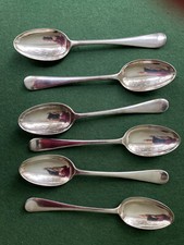 6 vintage Mappin & Webb silver