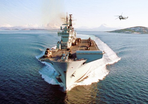 Hms invincible hand - invincible,