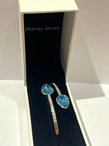 Warren james swarovski blue - swarovski®,