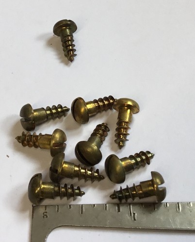8 round head slotted - 1/2”,