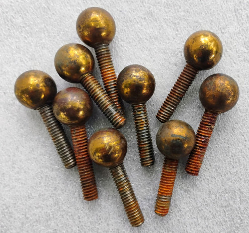 Antique brass balls - antique,