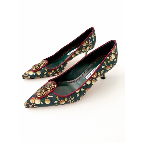 Manolo blahnik green - manolo,