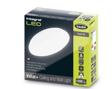 Fern Howard LED 11W Drum Fitting IP44 1200lm Clear