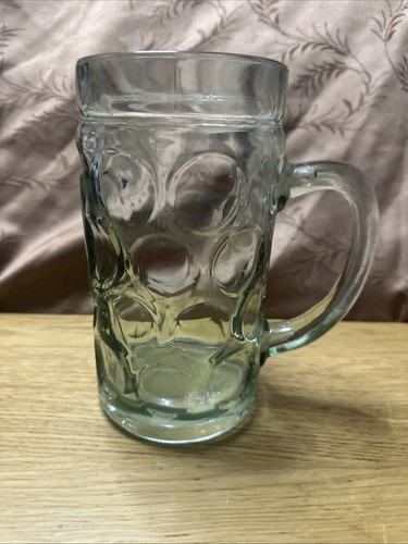 Litre glass dimpled beer - litre,
