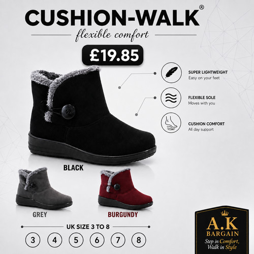 Ladies cushion walk winter - ladies,